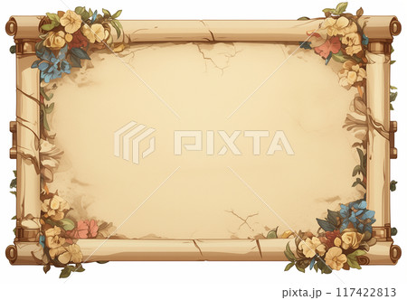 アンティーク風 フレーム 117422813