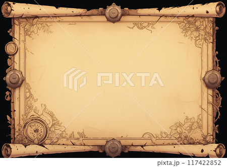 アンティーク風 フレーム 117422852
