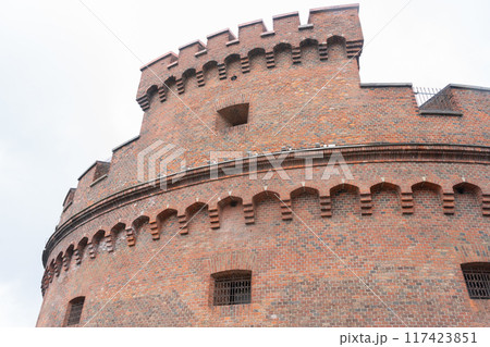 Part of Fortress Dohna. Amber Museum in Kaliningrad. Part of Fortress Dohna. Amber Museum in Kaliningrad. 117423851