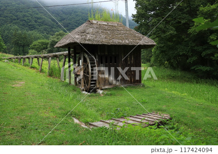 福島県・前沢曲家集落の水車小屋 117424094