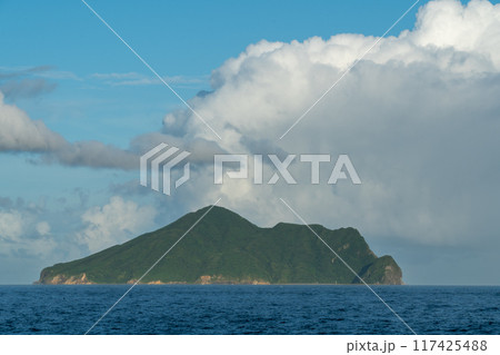 Dramatic Cloudscape Over Turtle Island(Turtle Mountain Islet). Yilan, Taiwan. 117425488