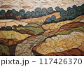 Modern autumn lanscape 117426370