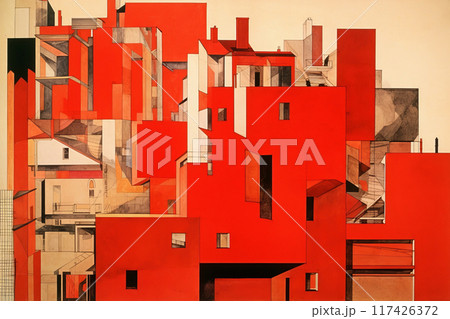 Buildings in style of  socialistic constructivism 117426372