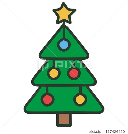 クリスマスツリー クリスマスツリー 117426420