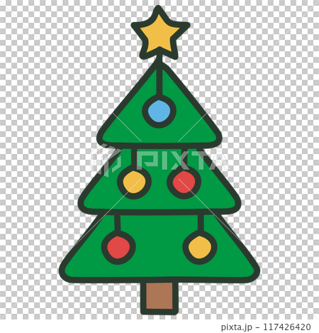クリスマスツリー クリスマスツリー 117426420