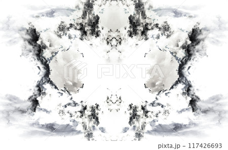 抽象的　水墨画　背景　素材 117426693
