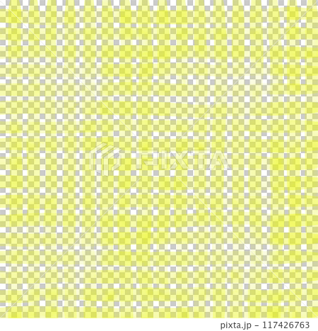 Yellow Gingham Check Hand Drawn Background Overlay 117426763
