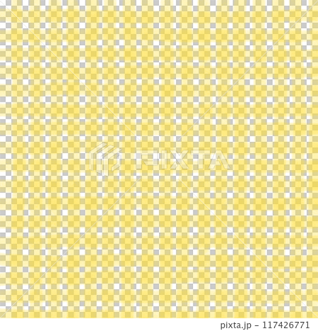 Yellow Gingham Check Hand Drawn Background Overlay 117426771