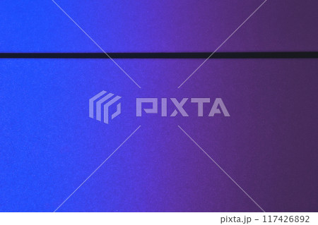 Colored wall with a gradient from blue to pink 117426892