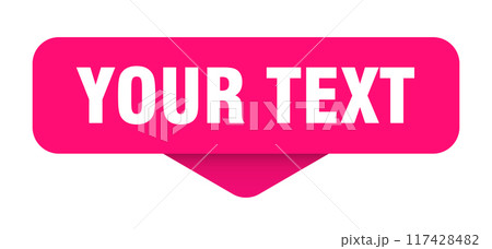 your text sticker. your text sign on transparent background 117428482