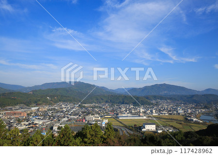 愛媛県内子町 竜王の砦から見た風景 愛媛県内子町 竜王の砦から見た風景 117428962