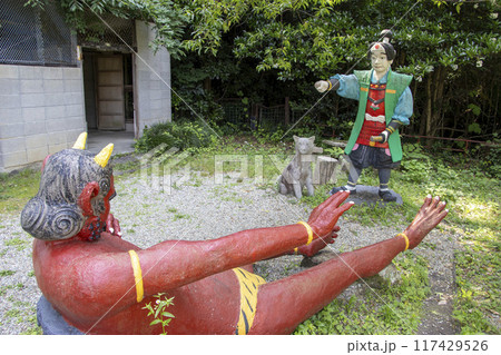 桃太郎神社 桃太郎 鬼 桃太郎神社 桃太郎 鬼 117429526