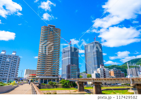 宝塚南口周辺の都市風景 兵庫県 日本 117429582