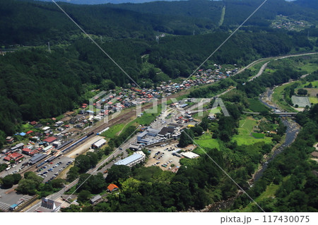 横川駅に到着するEF65‐501号機牽引のELぐんまよこかわ号_2024/8/3撮影 117430075