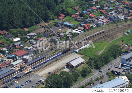 横川駅に到着するEF65‐501号機牽引のELぐんまよこかわ号_2024/8/3撮影 117430076
