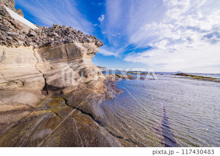 【静岡県】伊豆半島ジオパーク・恵比須島（水底土石流の驚異） 117430483