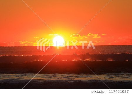 房総の夜明け 117431027