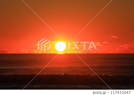 房総の夜明け 117431047