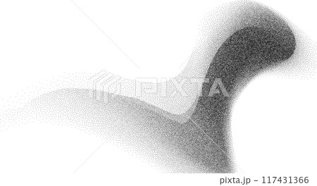 Dotwork abstract background, black grain texture, Abstract stipple sand effect, gradient backdrop from dots. Dotwork abstract background, black grain texture, Abstract stipple sand effect, gradient backdrop from dots. 117431366