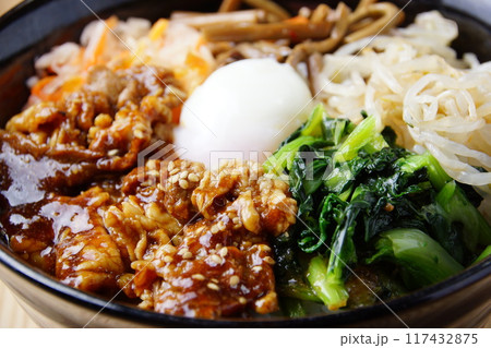 焼肉ビビンバ 韓国料理 焼肉ビビンバ 韓国料理 117432875