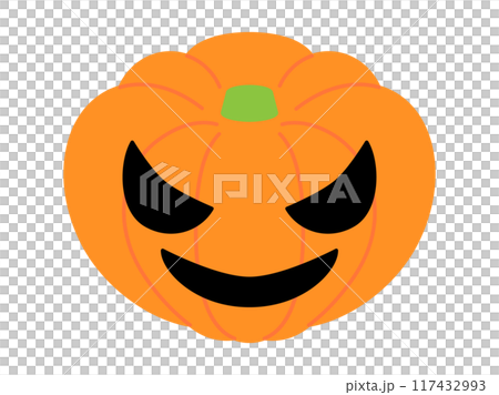 Halloween pumpkin illustration 117432993