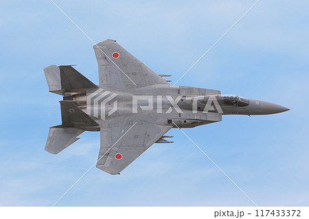 飛行する航空自衛隊第303飛行隊F-15Jイーグル 117433372