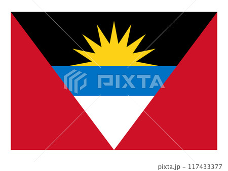 国旗 アンティグア・バーブーダ 国旗 アンティグア・バーブーダ 117433377