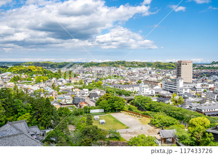 掛川城天守閣からの眺め　東側 117433726