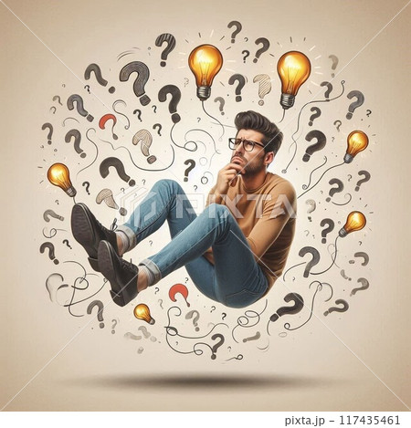 疑問とひらめき 117435461