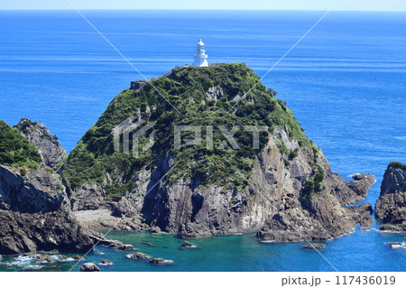 本土最南端 佐多岬 大輪島の佐多岬灯台 本土最南端 佐多岬 大輪島の佐多岬灯台 117436019