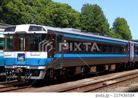 特急剣山:キハ185系剣山色(徳島駅/徳島運転所) 特急剣山:キハ185系剣山色(徳島駅/徳島運転所) 117436584