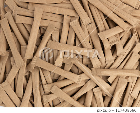 background of paper sugar sticks, close up background of paper sugar sticks, close up 117438660