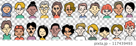 Foreigners from various countries 117439493