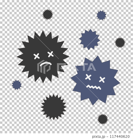 Damaged germs Damaged germs 117440620