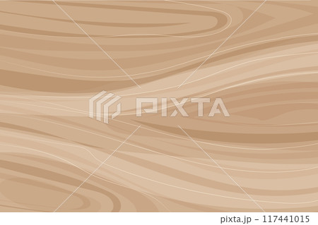 Wood annual rings texture top view surface. Tree material, plank or panel. Stamp of tree trunk natural timber.  117441015