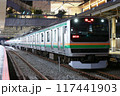 通勤電車 湘南新宿ラインE231系 臨時 117441903