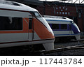 並ぶ東武の特急 スペーシア 117443784