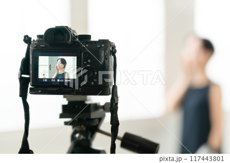 動画　撮影　デジカメ 117443801