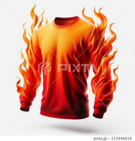 A high-quality mockup of a floating, long-sleeved men's shirt in various colors, ideal for ecommerce, fashion design, and marketing use A high-quality mockup of a floating, long-sleeved men's shirt in various colors, ideal for ecommerce, fashion design, and marketing use 117444818