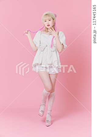 Y2Kファッションモデル Y2Kファッションモデル 117445165
