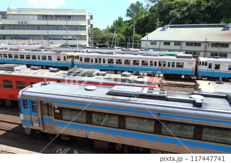 徳島駅/徳島運転所に留置中の国鉄型車両群(徳島県徳島市) 徳島駅/徳島運転所に留置中の国鉄型車両群(徳島県徳島市) 117447741