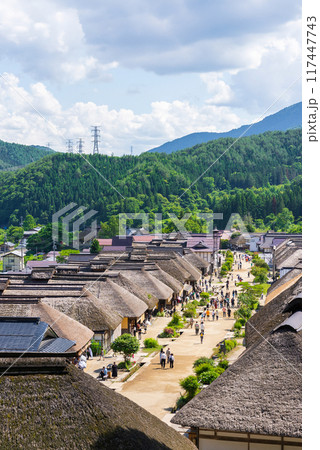 【縦写真】大内宿 117447743