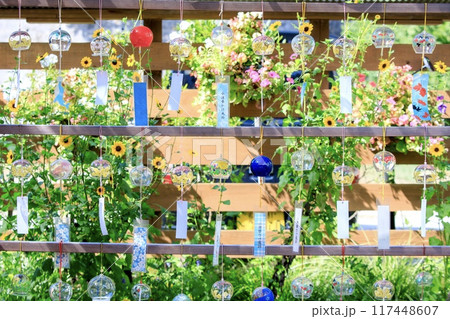 豊田市、小渡夢かけ風鈴の風鈴棚 豊田市、小渡夢かけ風鈴の風鈴棚 117448607