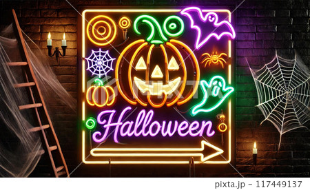 ハロウィンの飾り 117449137