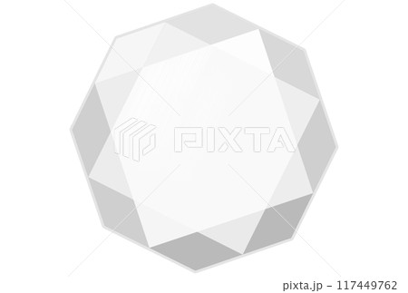 上から見た白い宝石 117449762