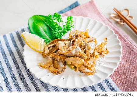 貝ひものバター醤油炒め 117450749