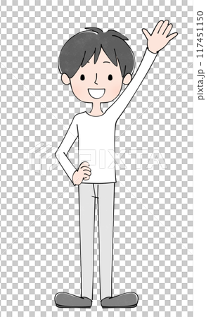 男子手牽著手 117451150