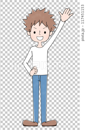 男子手牽著手 117451153