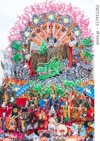 「青森県」豪華絢爛な山車の競演　八戸三社大祭・夏 117451262