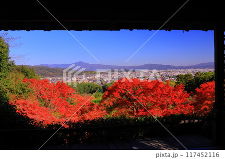 大河内山荘(京都市右京区)から見る 比叡山 衣笠山 双ヶ丘 大文字 大河内山荘(京都市右京区)から見る 比叡山 衣笠山 双ヶ丘 大文字 117452116